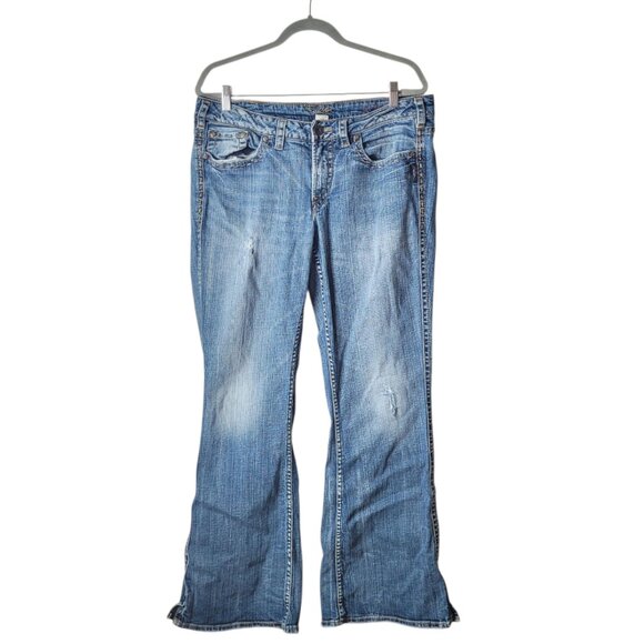 Silver Frances Light Wash Bootcut Jeans - Picture 1 of 9